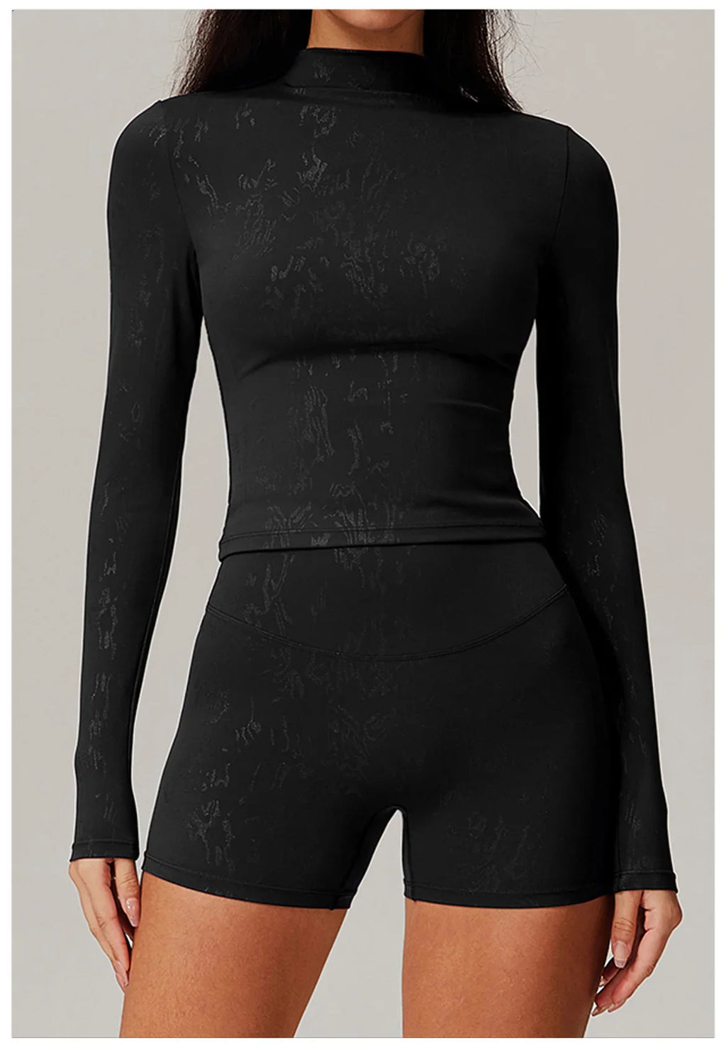 Stretch Fabric Salutation Set for Yoga and Fitness - Comfortable and Flexible Activewear Outfit