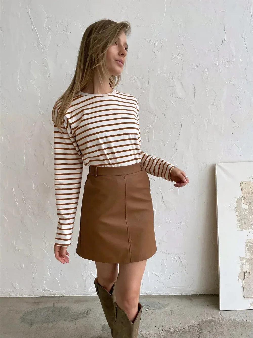 Striped Cotton Marinière Shirt for Casual Wear - Classic Nautical Style