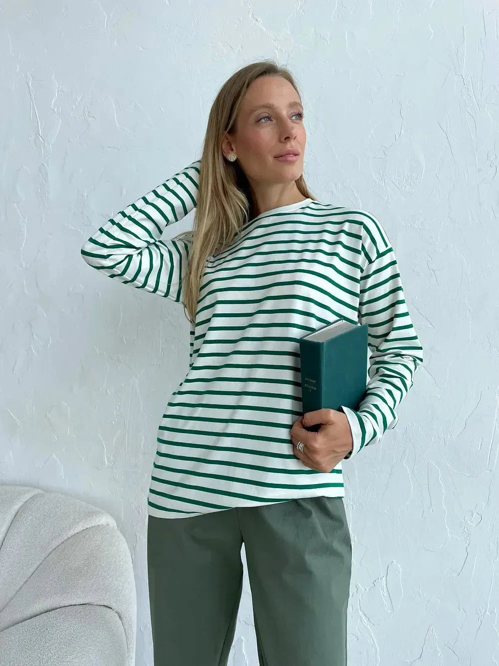 Striped Cotton Marinière Shirt for Casual Wear - Classic Nautical Style