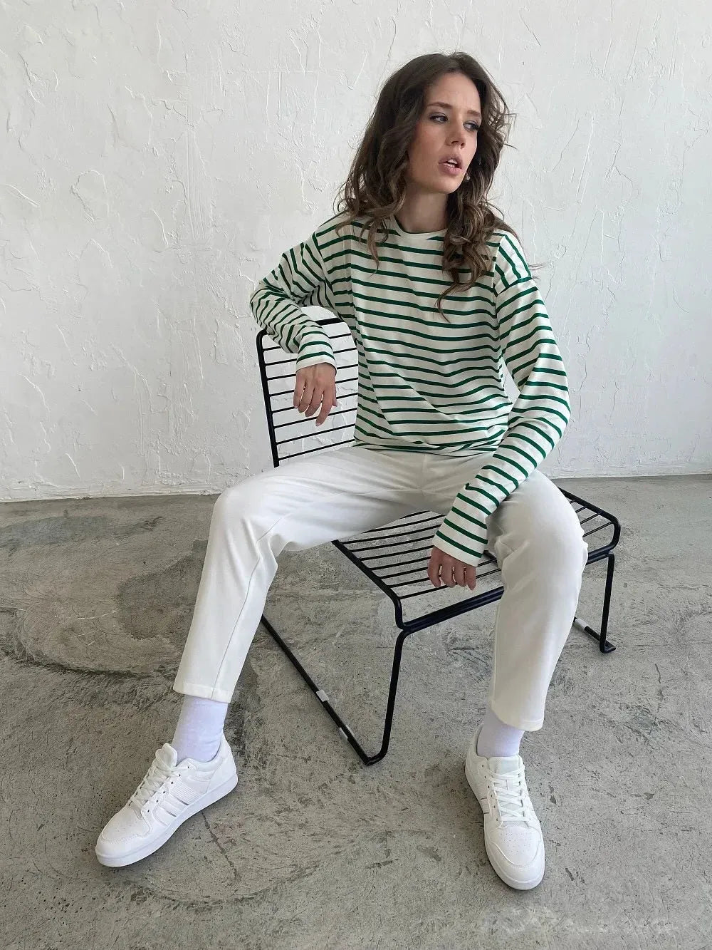 Striped Cotton Marinière Shirt for Casual Wear - Classic Nautical Style