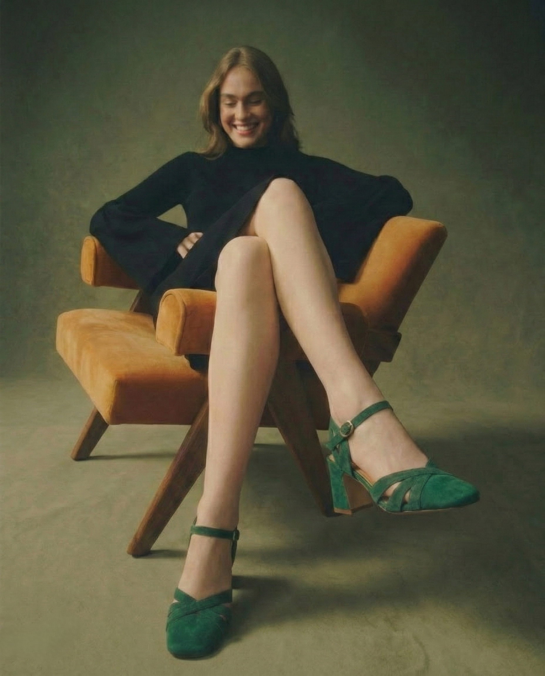 Suede Heeled Sandals for Women - Stylish Open-Toe Design for Casual or Dressy Occasions