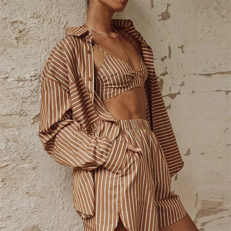 Summer Women's Clothing Set - Lightweight Fabric, Casual Style, Perfect for Warm Weather Outings