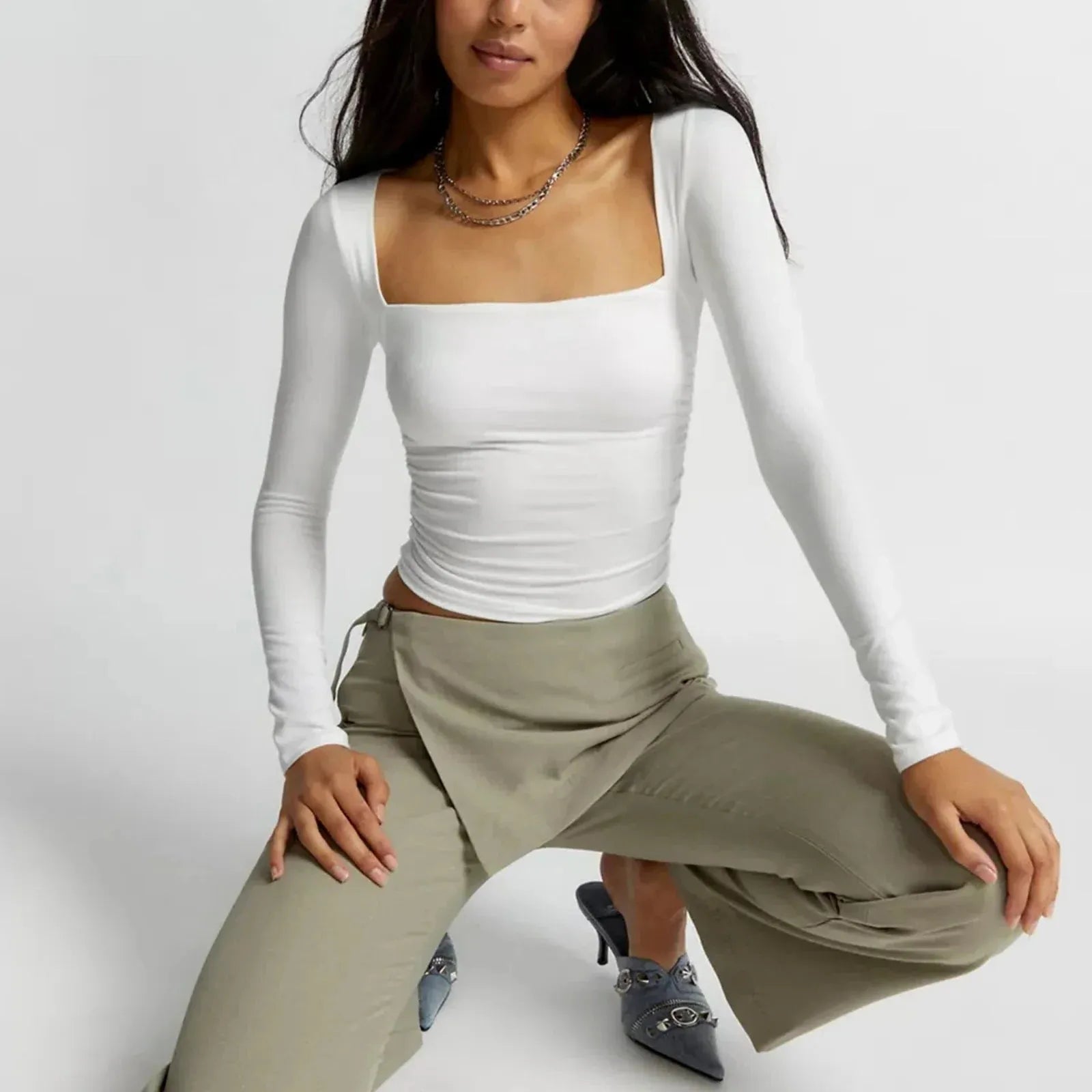 Tuscany Twilight Women's Top - Lightweight Cotton Blend - Casual Chic Style for Everyday Wear