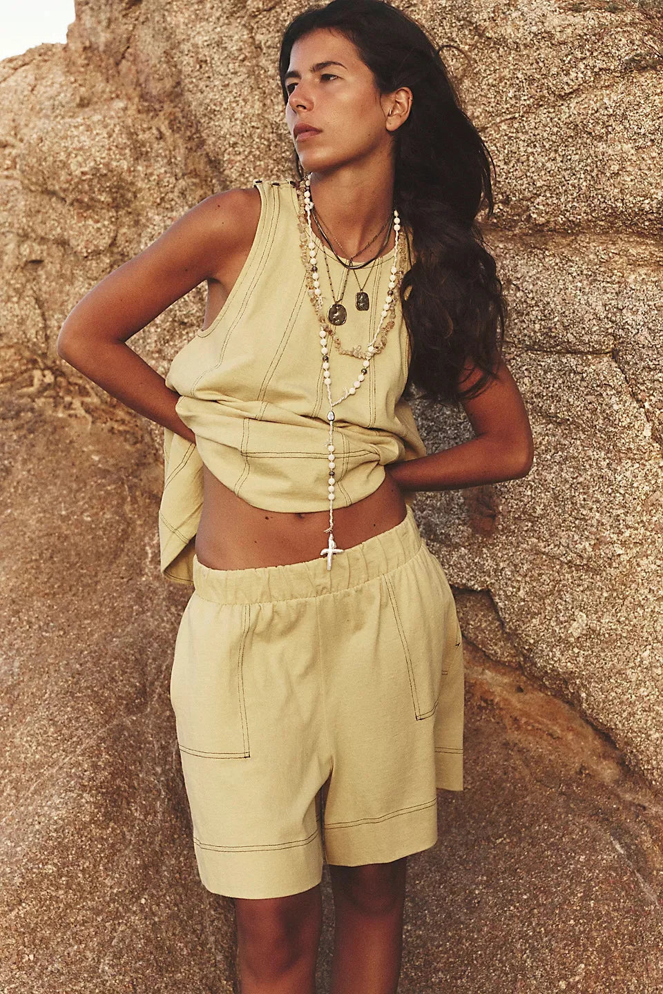 Two-Piece Women's Set - Lightweight Fabric - Casual Style - Perfect for Everyday Wear