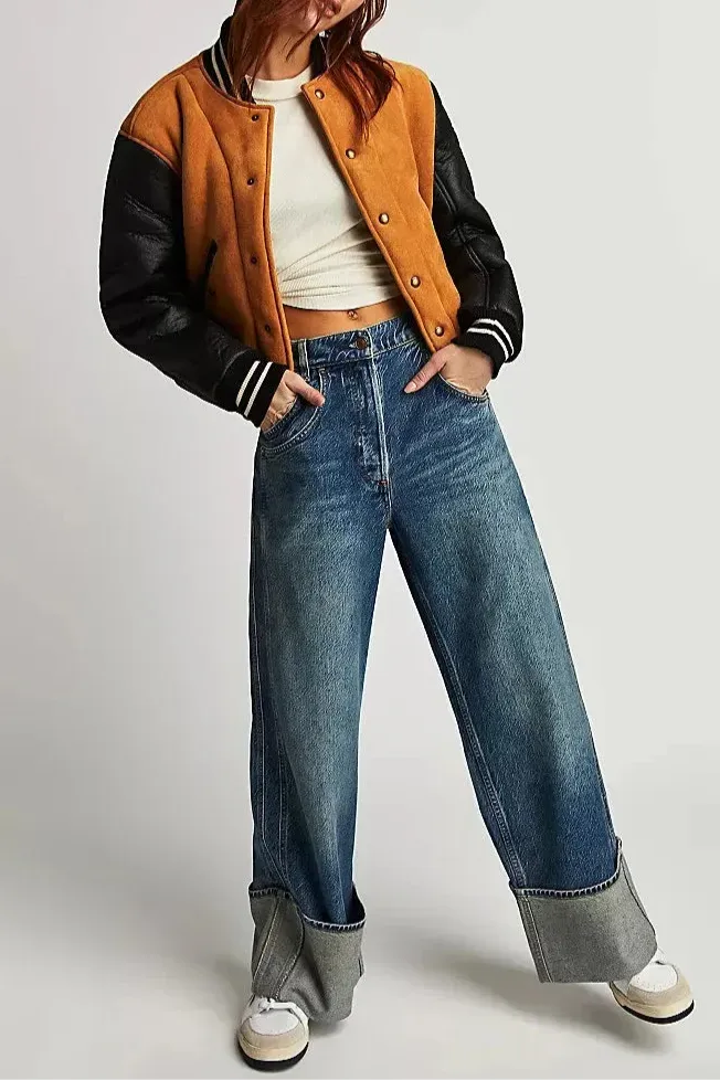 Vintage Denim Jeans for Men | American Style | Casual Wear | Classic Fit | Distressed Wash