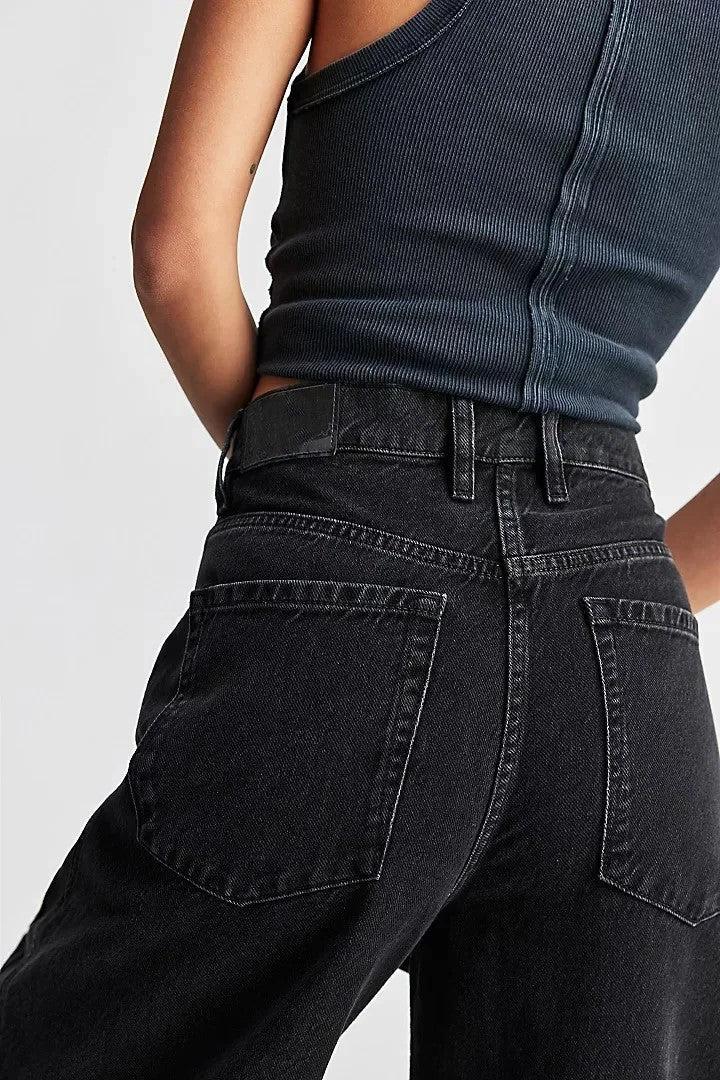 Vintage Denim Jeans for Men | American Style | Casual Wear | Classic Fit | Distressed Wash