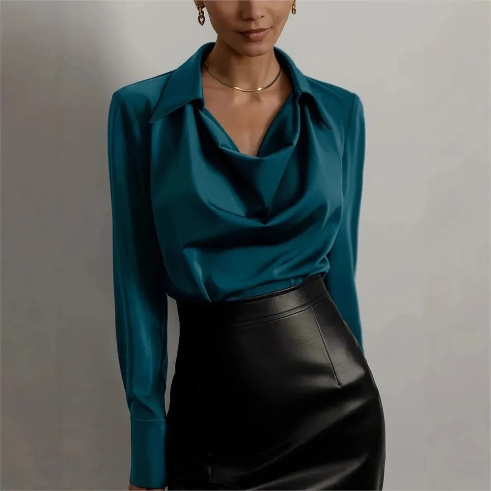 Washable Silk Full Sleeve Shirt for Men - Elegant Design for Casual or Formal Wear