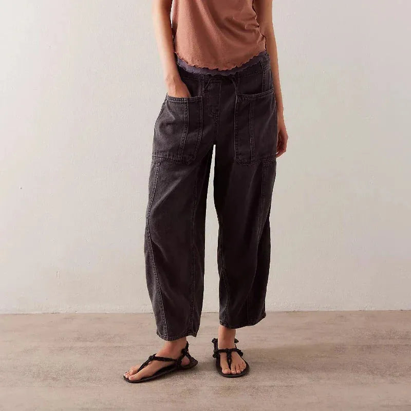 Weekend Casual Denim Jeans for Women - Comfortable Stretch Fabric, Classic Fit, Versatile Everyday Wear