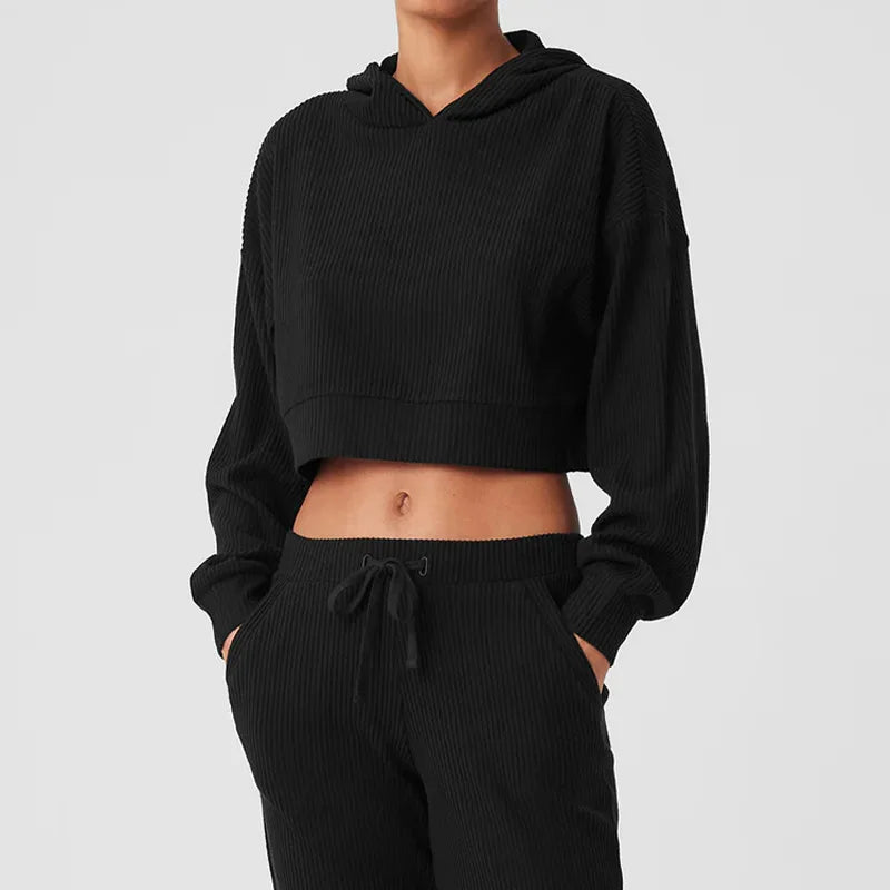 Women's Corduroy 2-Piece Set - Classic Style for Casual Wear