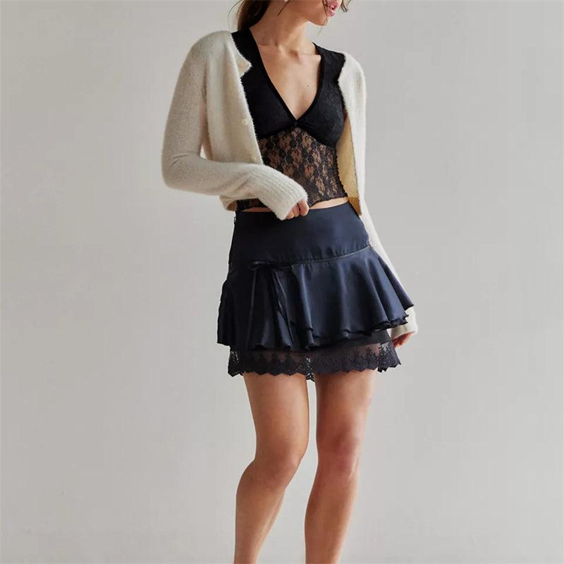 Women's Cotton Crop Top - Casual Short Sleeve Design for Everyday Wear