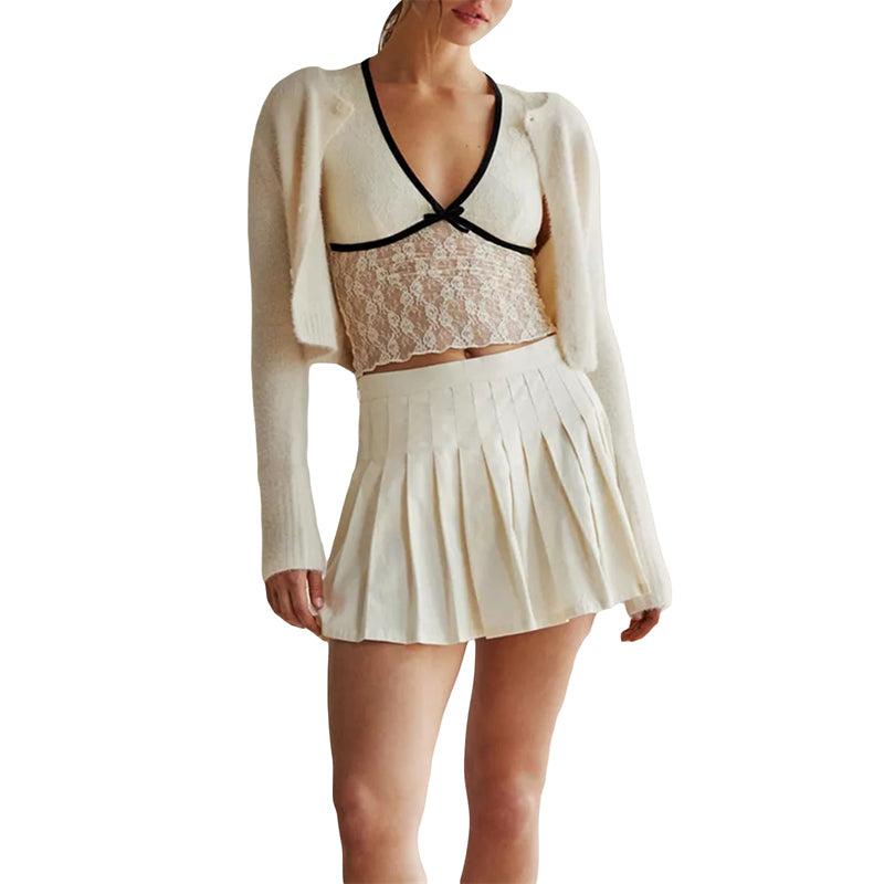 Women's Cotton Crop Top - Casual Short Sleeve Design for Everyday Wear