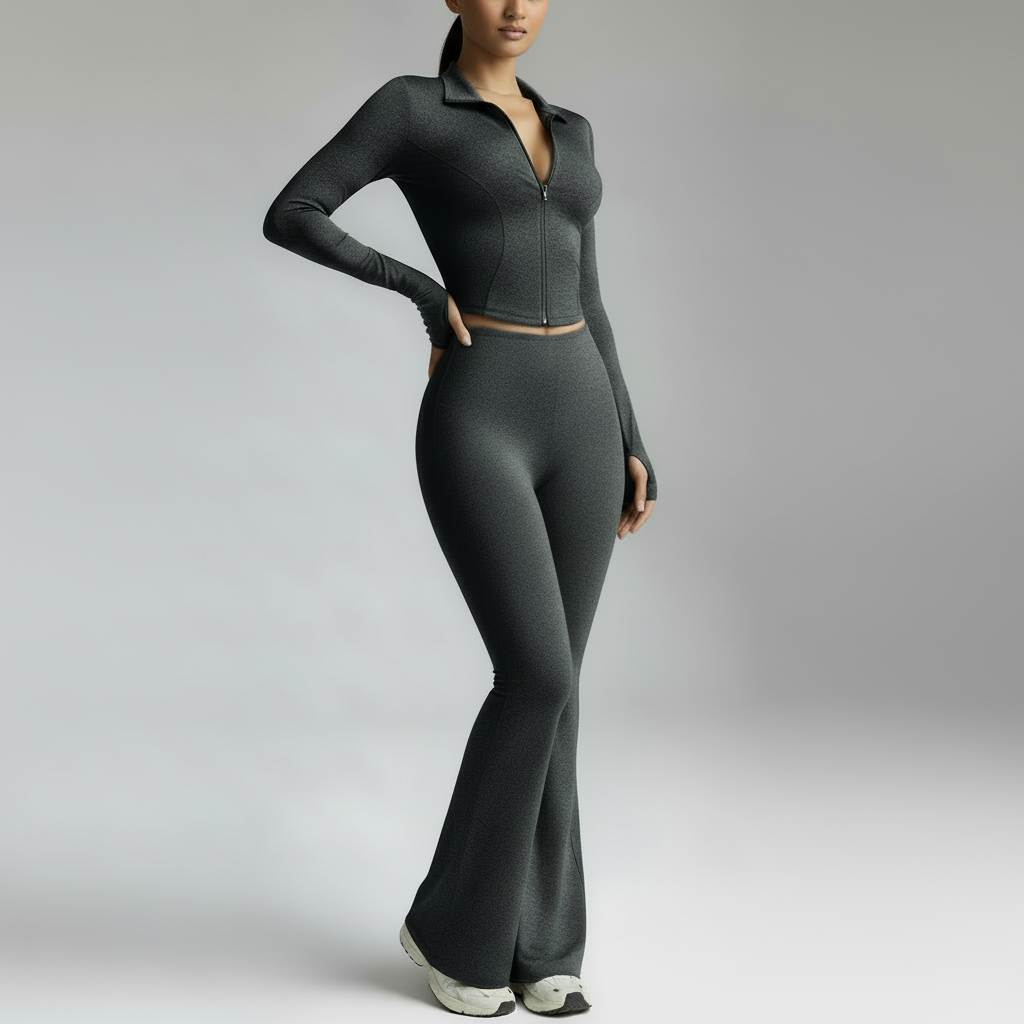 Women's Cozy Cotton Loungewear Set - Relaxed Fit Sleepwear for Home and Leisure