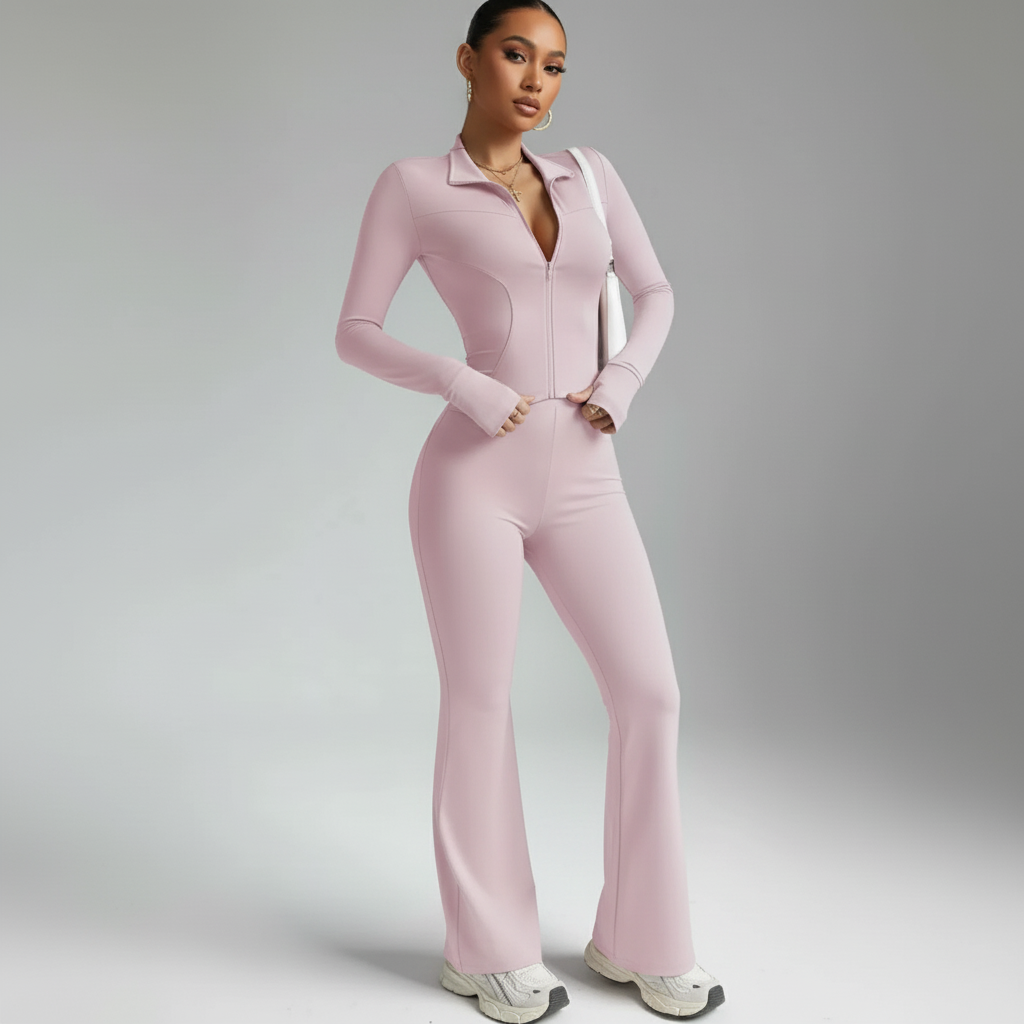 Women's Cozy Cotton Loungewear Set - Relaxed Fit Sleepwear for Home and Leisure