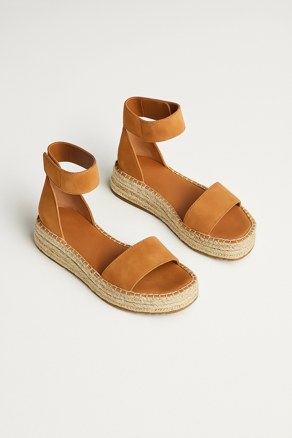 Women's Leather Strap Sandals - Classic Design for Everyday Wear - Comfortable and Stylish Footwear