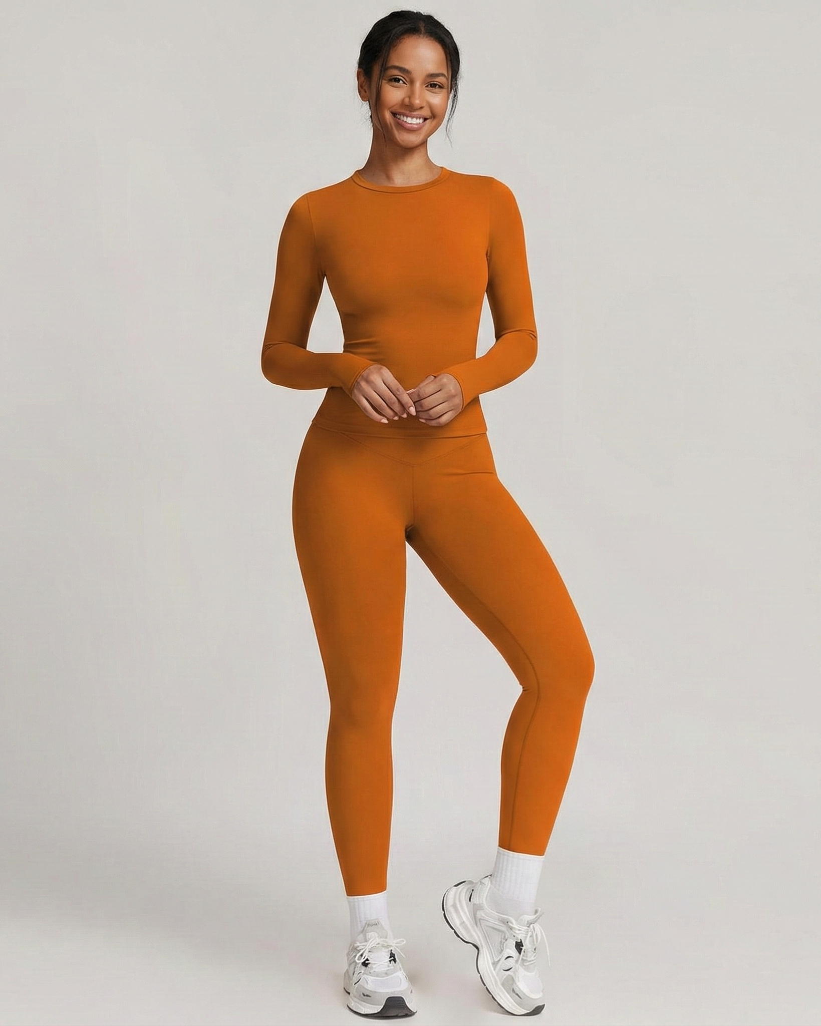 Women's Two-Piece Workout Set - Breathable Fabric, Stylish Design for Gym and Fitness Activities