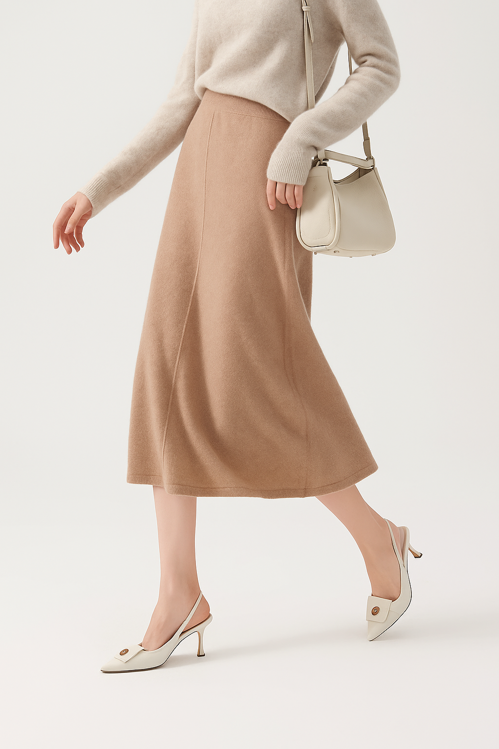 Wool Pencil Skirt for Women - Classic Executive Style - Office Wear - Versatile Business Attire