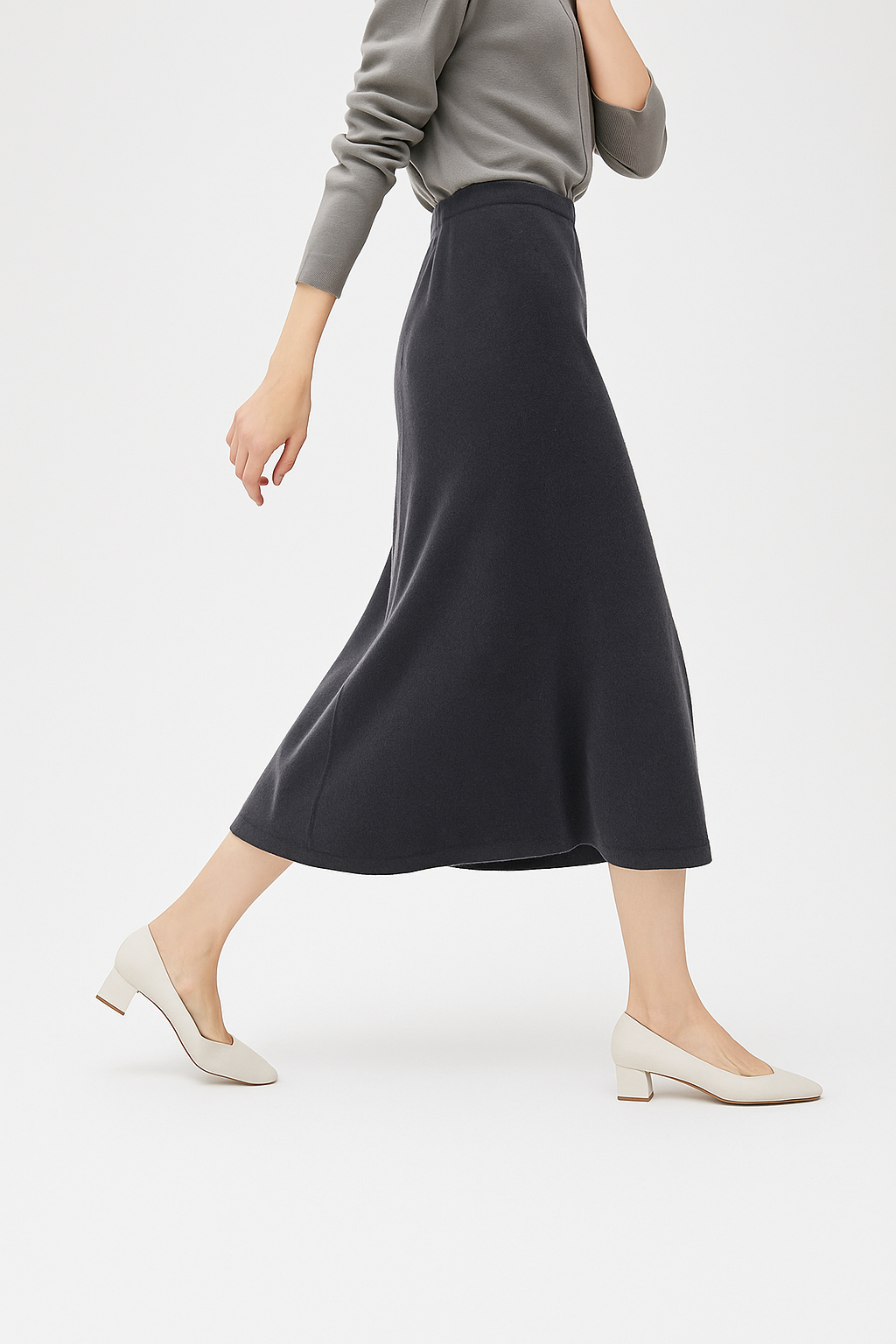 Wool Pencil Skirt for Women - Classic Executive Style - Office Wear - Versatile Business Attire