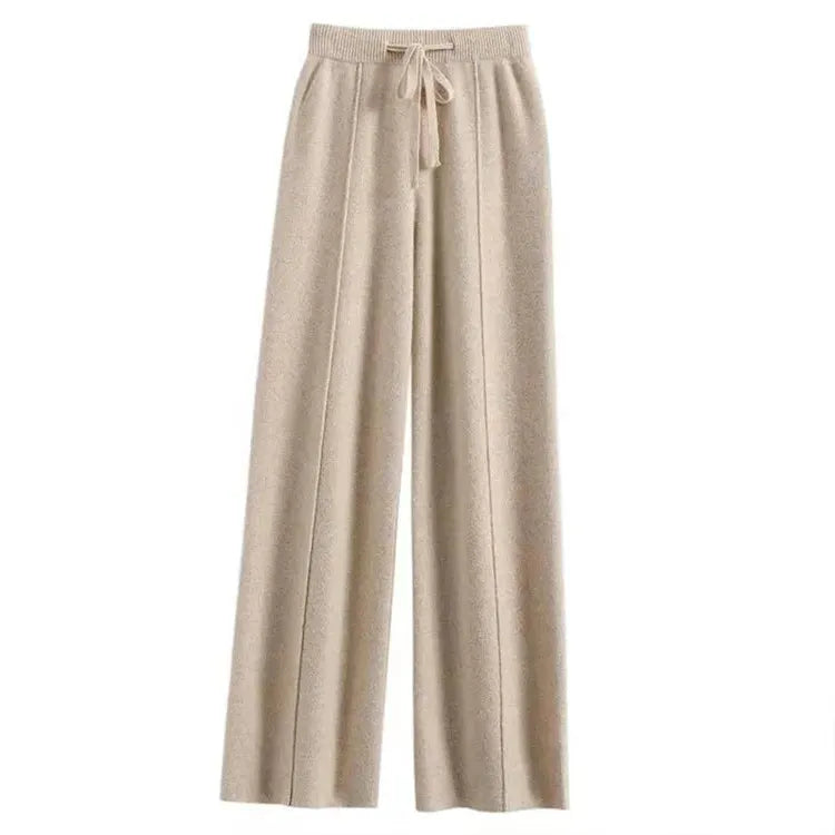 Wool Trousers for Women - Classic Fit - Versatile Dress Pants for Office and Casual Wear