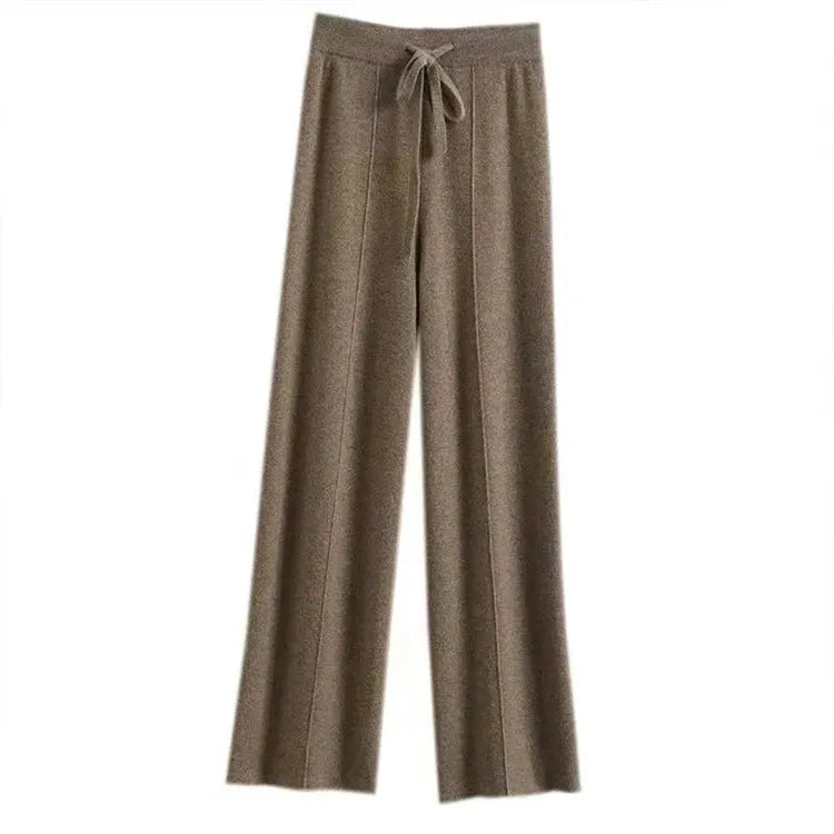 Wool Trousers for Women - Classic Fit - Versatile Dress Pants for Office and Casual Wear