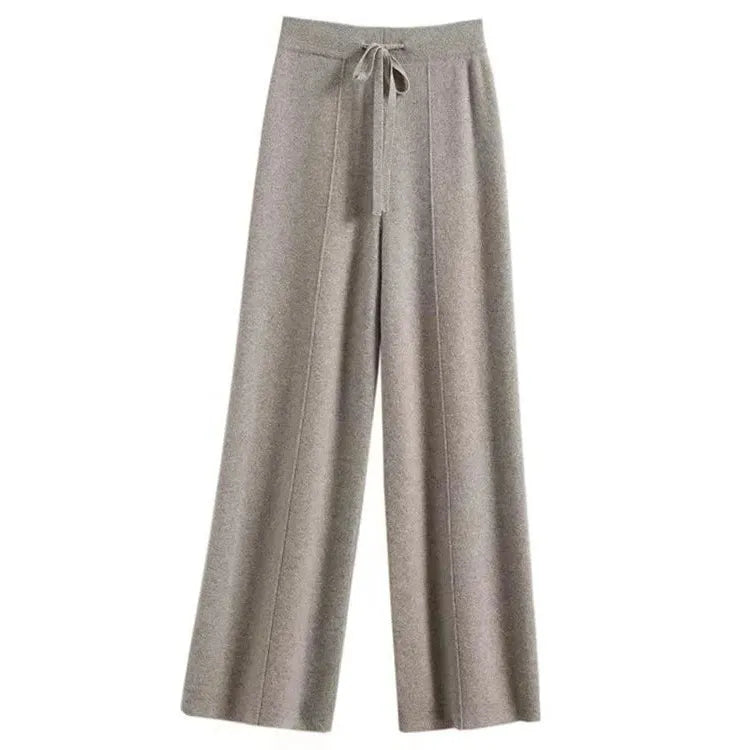 Wool Trousers for Women - Classic Fit - Versatile Dress Pants for Office and Casual Wear