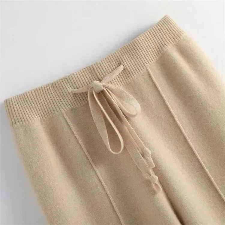 Wool Trousers for Women - Classic Fit - Versatile Dress Pants for Office and Casual Wear