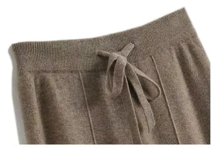 Wool Trousers for Women - Classic Fit - Versatile Dress Pants for Office and Casual Wear