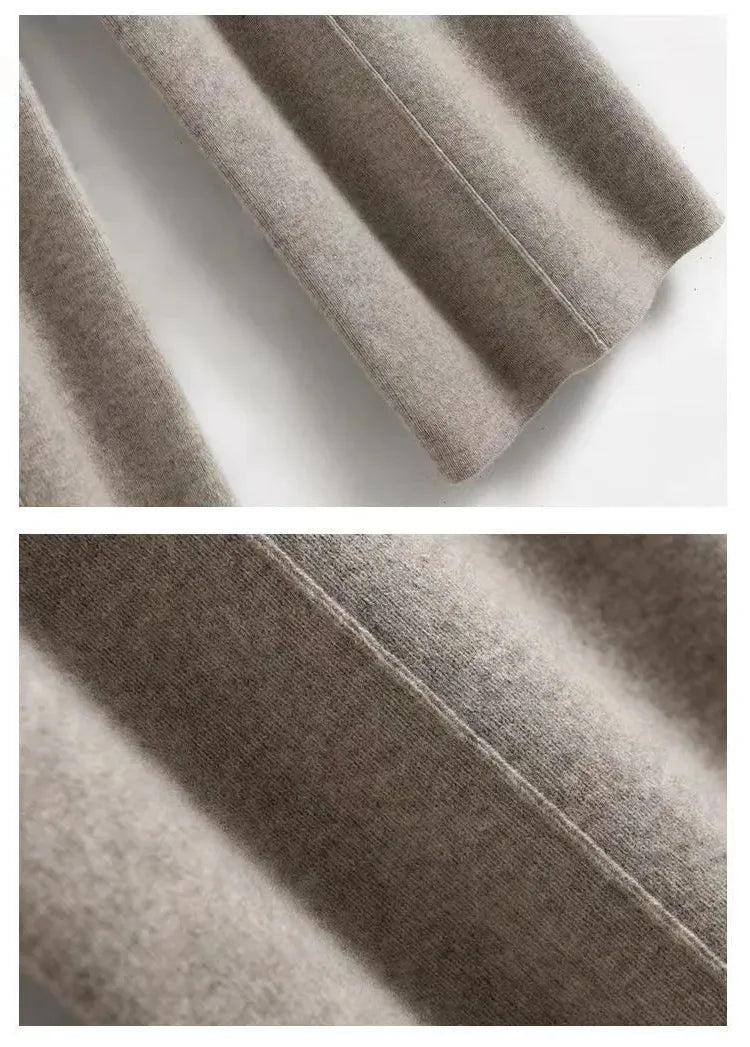 Wool Trousers for Women - Classic Fit - Versatile Dress Pants for Office and Casual Wear