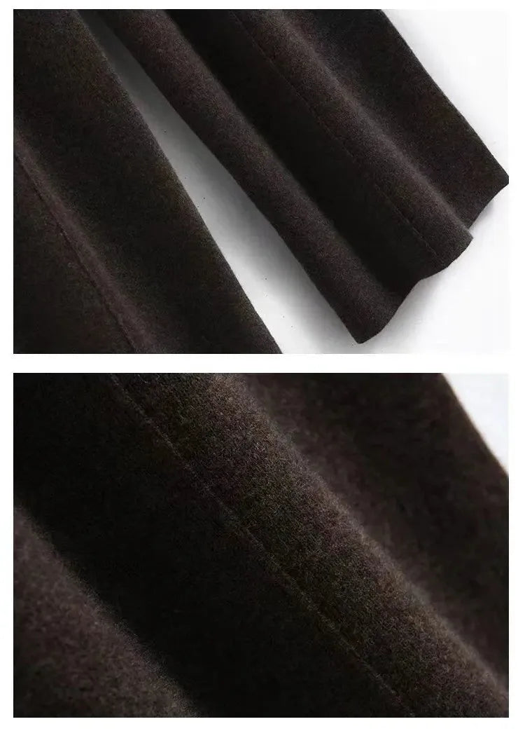 Wool Trousers for Women - Classic Fit - Versatile Dress Pants for Office and Casual Wear