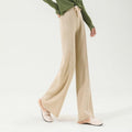 Wool Trousers for Women - Classic Fit - Versatile Dress Pants for Office and Casual Wear