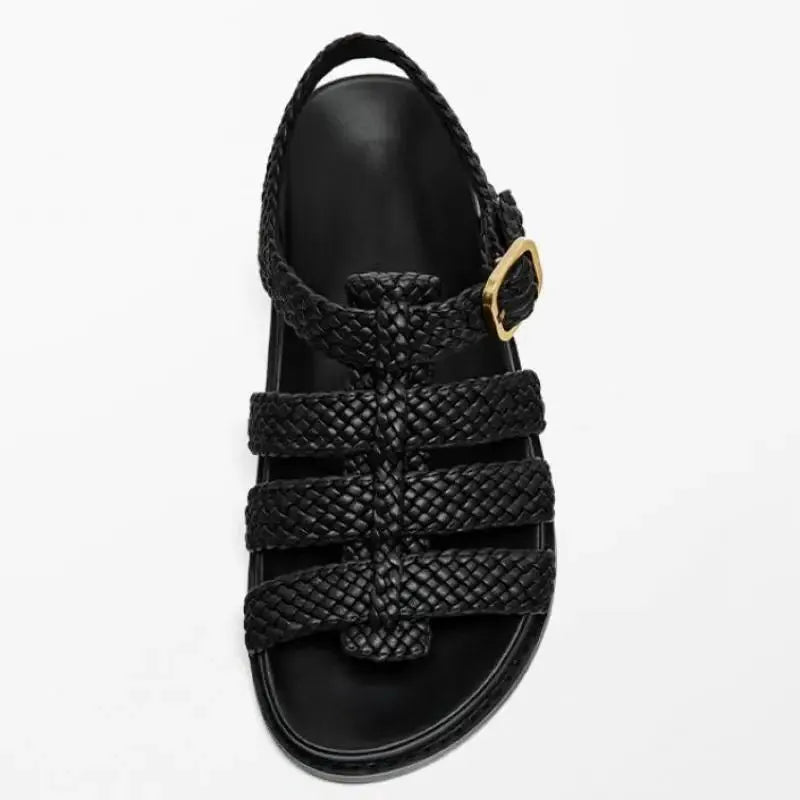 Woven Sandals for Women - Comfortable Casual Footwear - Stylish Summer Design - Versatile Everyday Use