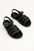 Woven Sandals for Women - Comfortable Casual Footwear - Stylish Summer Design - Versatile Everyday Use