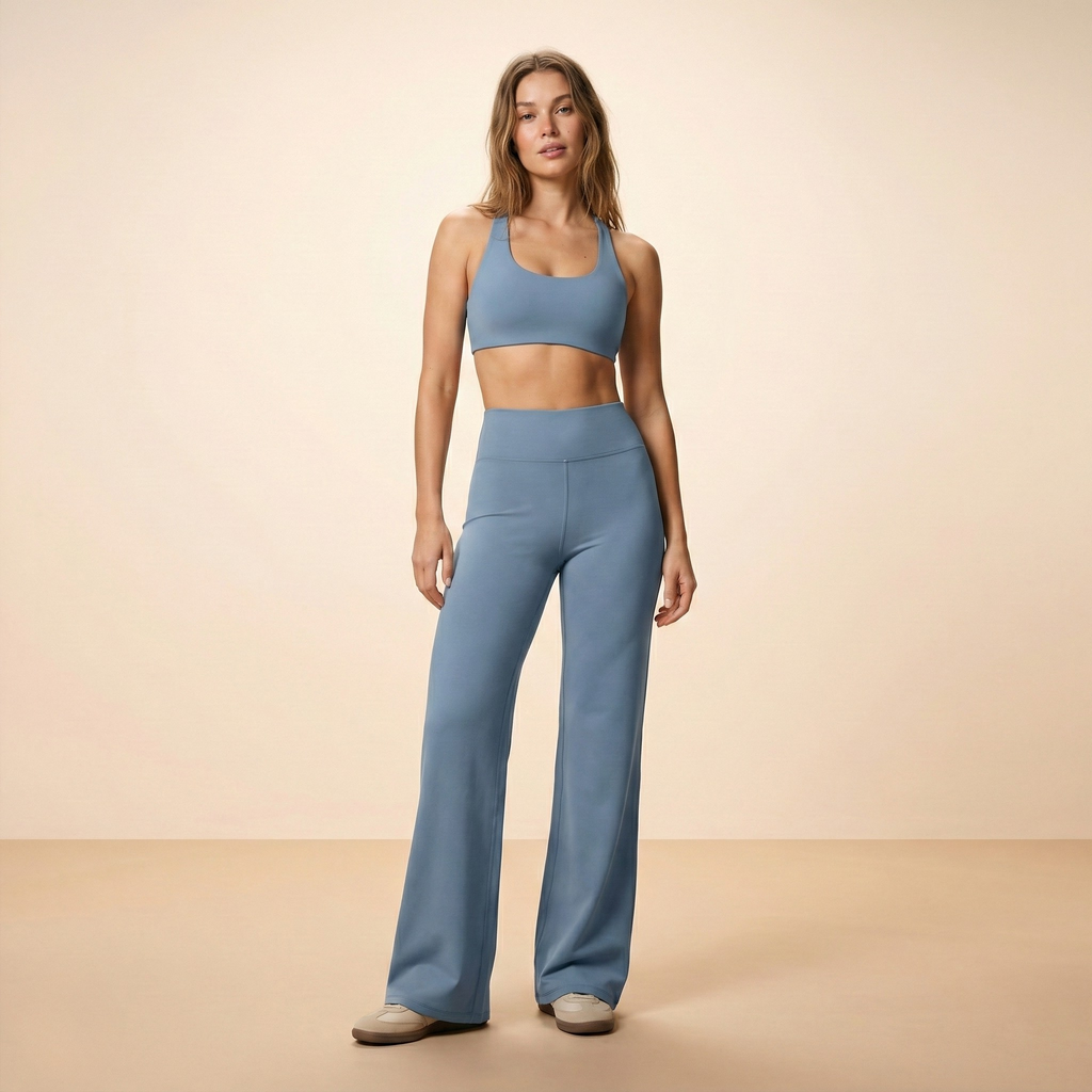 Yoga Flare Pants for Women - Soft Stretch Fabric - Comfortable Activewear for Yoga and Fitness