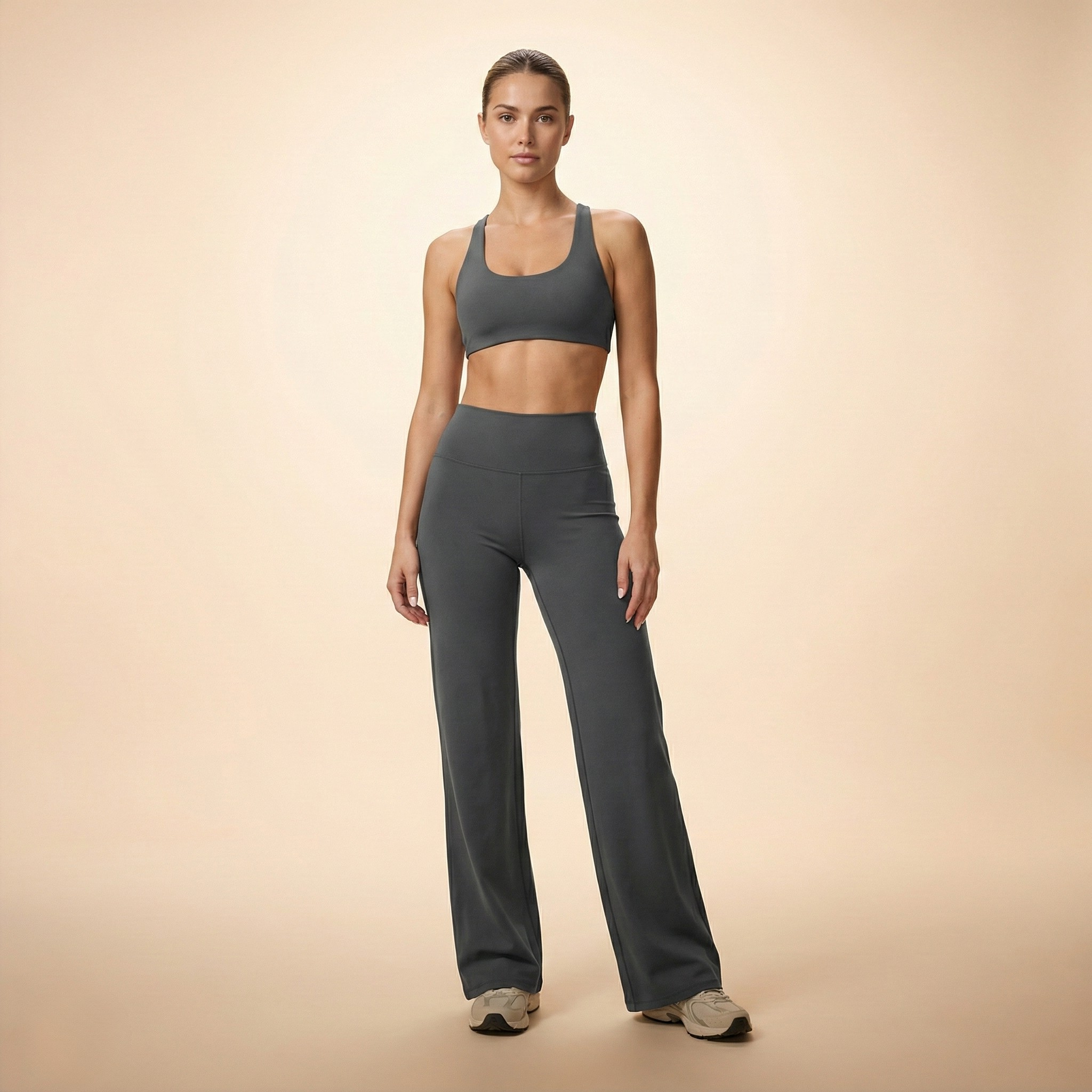 Yoga Flare Pants for Women - Soft Stretch Fabric - Comfortable Activewear for Yoga and Fitness